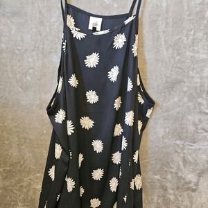 NWOT Cabi Petal Tank Navy White Floral #6104 XL